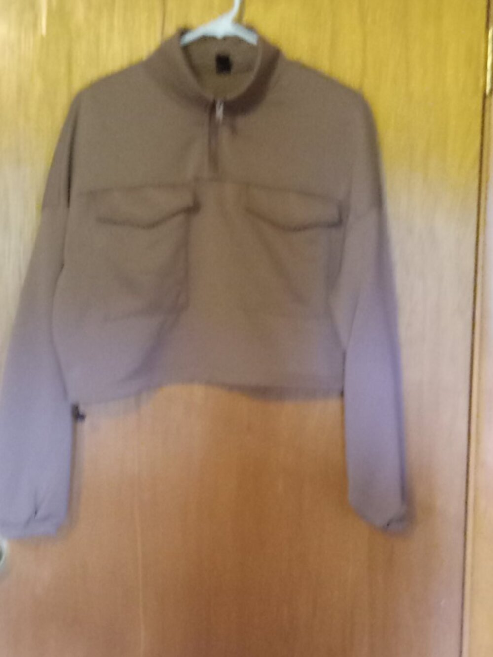 *3 FOR $13* Shein brown cropped sweatshirt